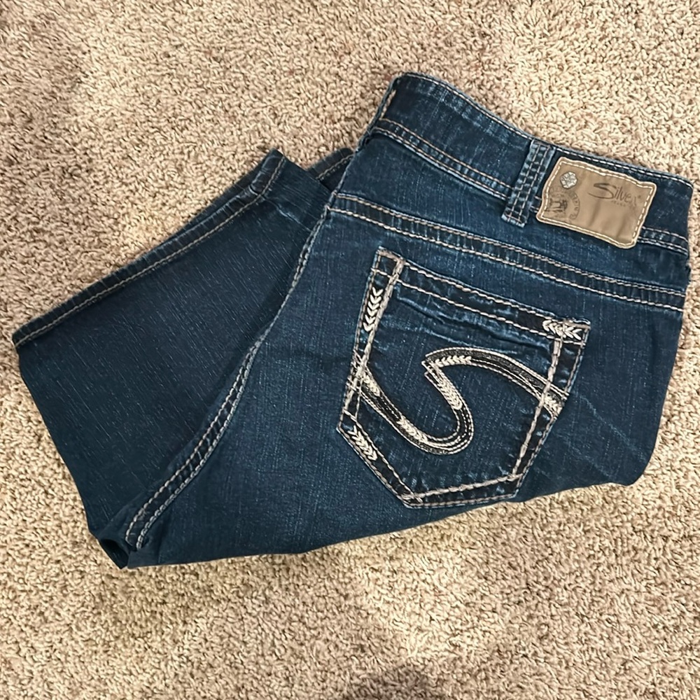 Silver shorts sz 18